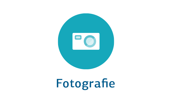 Grafisches Symbol für das Themen- beziehungsweise Lernfeld "Fotografie" im Tumo-Lernkonzept.