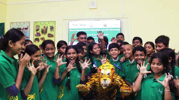 Students during a Awareness raising trainig